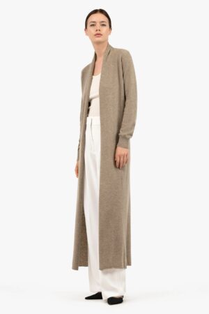 Stresa Long Cardigan - Taupe
